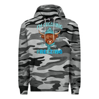 Slate Camo i'm freaking freezing Premium Hoodie - MaliasSmallBusiness