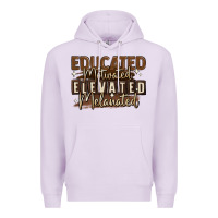 Lilac educated motivated elevated melanated Premium Hoodie - MaliasSmallBusiness