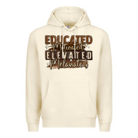 Sandshell educated motivated elevated melanated Premium Hoodie - MaliasSmallBusiness