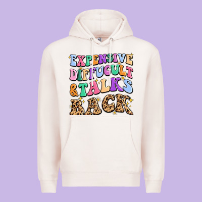 Premium Hoodie expensive diffucult and talks back