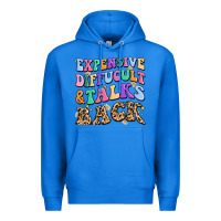 True Royal expensive diffucult and talks back Premium Hoodie - MaliasSmallBusiness