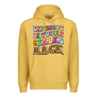 Antique Gold expensive diffucult and talks back Premium Hoodie - MaliasSmallBusiness