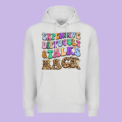 Premium Hoodie expensive diffucult and talks back