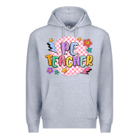 Heather Grey pe teacher Premium Hoodie - MaliasSmallBusiness