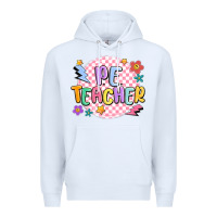 White pe teacher Premium Hoodie - MaliasSmallBusiness