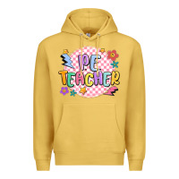 Antique Gold pe teacher Premium Hoodie - MaliasSmallBusiness