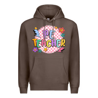 Coffee pe teacher Premium Hoodie - MaliasSmallBusiness