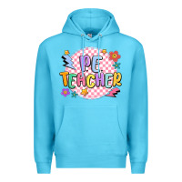 Ocean Blue pe teacher Premium Hoodie - MaliasSmallBusiness