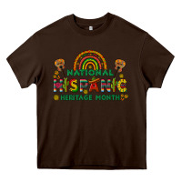 Chocolate Brown national hispanic heritage month Heavy Core Tee - BundleAndBundleShop