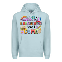 Blue Mist watch out kindergarten here i come Premium Hoodie - MaliasSmallBusiness