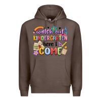Coffee watch out kindergarten here i come Premium Hoodie - MaliasSmallBusiness