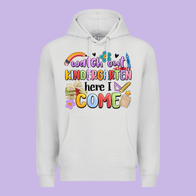 Premium Hoodie watch out kindergarten here i come
