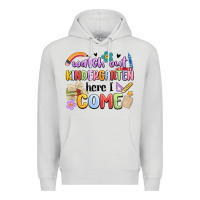 Dove Grey watch out kindergarten here i come Premium Hoodie - MaliasSmallBusiness