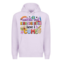 Lilac watch out kindergarten here i come Premium Hoodie - MaliasSmallBusiness