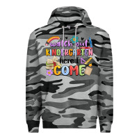 Slate Camo watch out kindergarten here i come Premium Hoodie - MaliasSmallBusiness