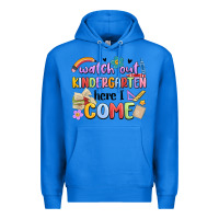True Royal watch out kindergarten here i come Premium Hoodie - MaliasSmallBusiness