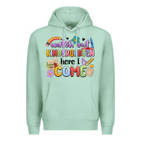 Seafoam watch out kindergarten here i come Premium Hoodie - MaliasSmallBusiness