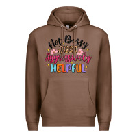 Chestnut not bossy just aggressively helpful Premium Hoodie - MaliasSmallBusiness