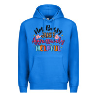 True Royal not bossy just aggressively helpful Premium Hoodie - MaliasSmallBusiness