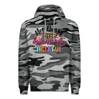 Slate Camo not bossy just aggressively helpful Premium Hoodie - MaliasSmallBusiness