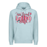 Blue Mist one loved nurse valentine's day Premium Hoodie - MaliasSmallBusiness