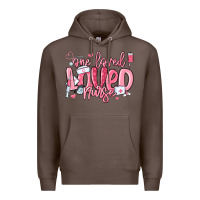 Coffee one loved nurse valentine's day Premium Hoodie - MaliasSmallBusiness