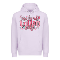 Lilac one loved nurse valentine's day Premium Hoodie - MaliasSmallBusiness