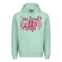 Seafoam one loved nurse valentine's day Premium Hoodie - MaliasSmallBusiness