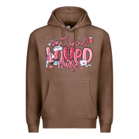 Chestnut one loved nurse valentine's day Premium Hoodie - MaliasSmallBusiness