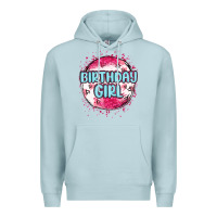 Blue Mist birthday girl Premium Hoodie - MaliasSmallBusiness