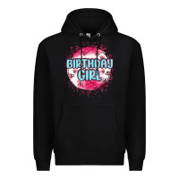 Black birthday girl Premium Hoodie - MaliasSmallBusiness