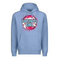 Colony Blue birthday girl Premium Hoodie - MaliasSmallBusiness