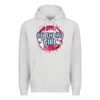 Dove Grey birthday girl Premium Hoodie - MaliasSmallBusiness