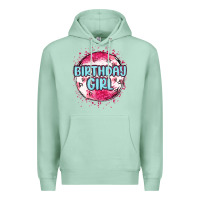 Seafoam birthday girl Premium Hoodie - MaliasSmallBusiness