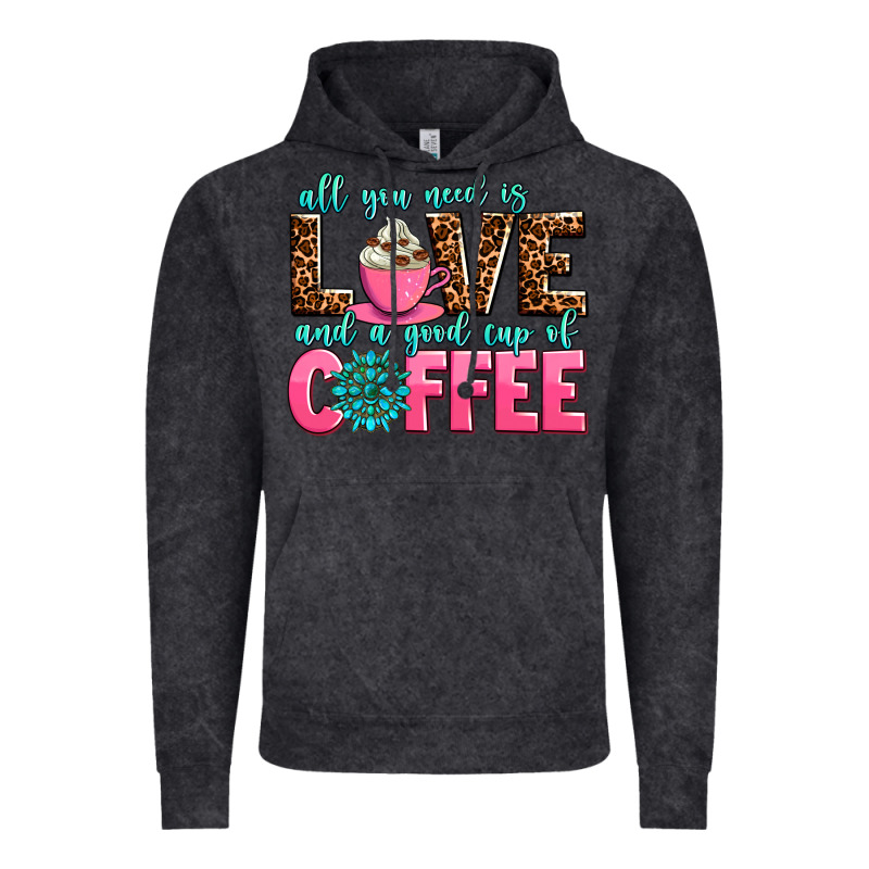 All You Need Is Love And A Good Cup Of Coffee Vintage Hoodie by AdoDesignShop | Teevron