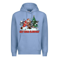 Colony Blue out here slammin' Premium Hoodie - MaliasSmallBusiness