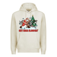 Oatmeal Heather out here slammin' Premium Hoodie - MaliasSmallBusiness