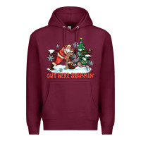 Burgundy out here slammin' Premium Hoodie - MaliasSmallBusiness