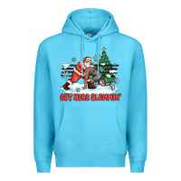 Ocean Blue out here slammin' Premium Hoodie - MaliasSmallBusiness