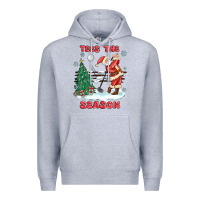 Heather Grey the season golf Premium Hoodie - MaliasSmallBusiness