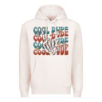 Pale Pink cool dude Premium Hoodie - MaliasSmallBusiness