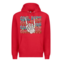 Red cool dude Premium Hoodie - MaliasSmallBusiness