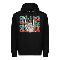 Black cool dude Premium Hoodie - MaliasSmallBusiness