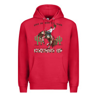 Cardinal when the going gets tough cowboy up Premium Hoodie - MaliasSmallBusiness