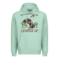 Seafoam when the going gets tough cowboy up Premium Hoodie - MaliasSmallBusiness