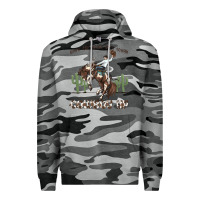 Slate Camo when the going gets tough cowboy up Premium Hoodie - MaliasSmallBusiness
