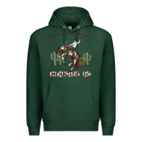 Sports Green when the going gets tough cowboy up Premium Hoodie - MaliasSmallBusiness