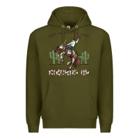 Army Green when the going gets tough cowboy up Premium Hoodie - MaliasSmallBusiness