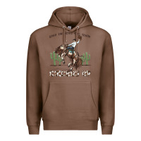 Chestnut when the going gets tough cowboy up Premium Hoodie - MaliasSmallBusiness