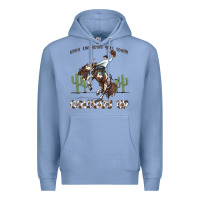 Colony Blue when the going gets tough cowboy up Premium Hoodie - MaliasSmallBusiness